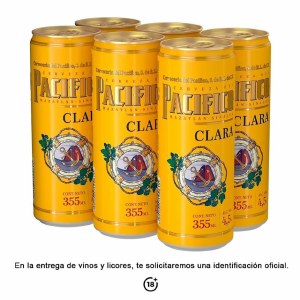 Pacifico Clara 12oz 6pk Cans